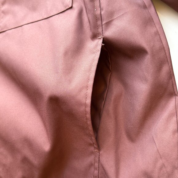 Goodfellow & Co Rust Brown Lightweight Jacket Recycled Polyester Zip-Up Mens M - Picture 5 of 8